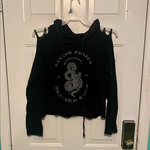 Taylor Swift reputation Cropped Hoodie